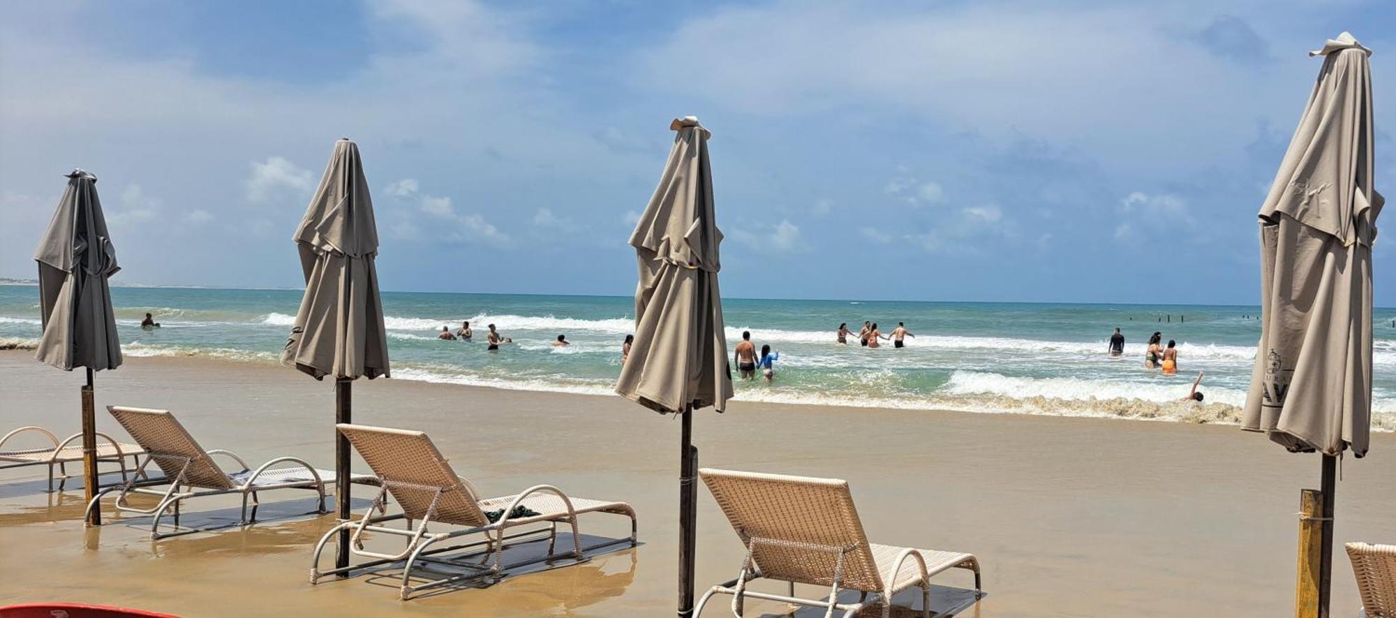 Apartamento Inteiro A 100 Metros Da Praia Fortaleza  Extérieur photo